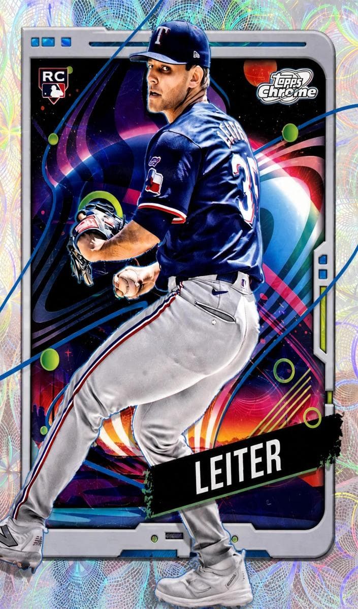 Jack Leiter 2024 topps Topps Cosmic Chrome