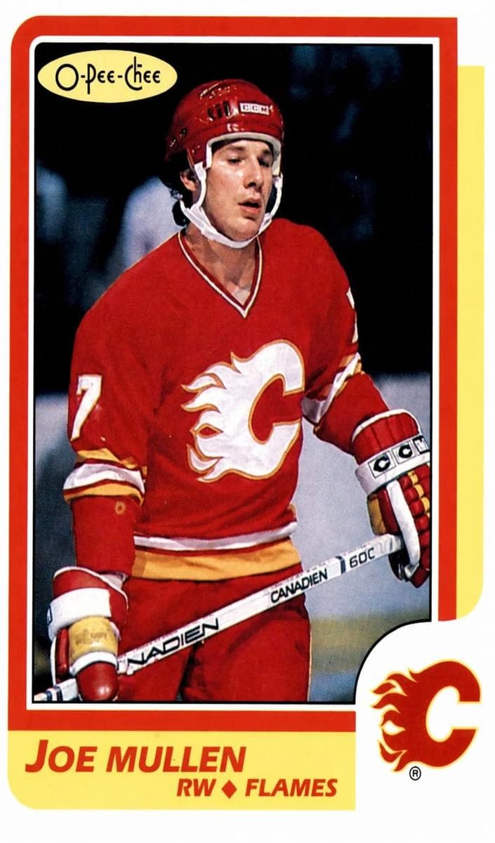 Joe Mullen 1986 topps O-Pee-Chee
