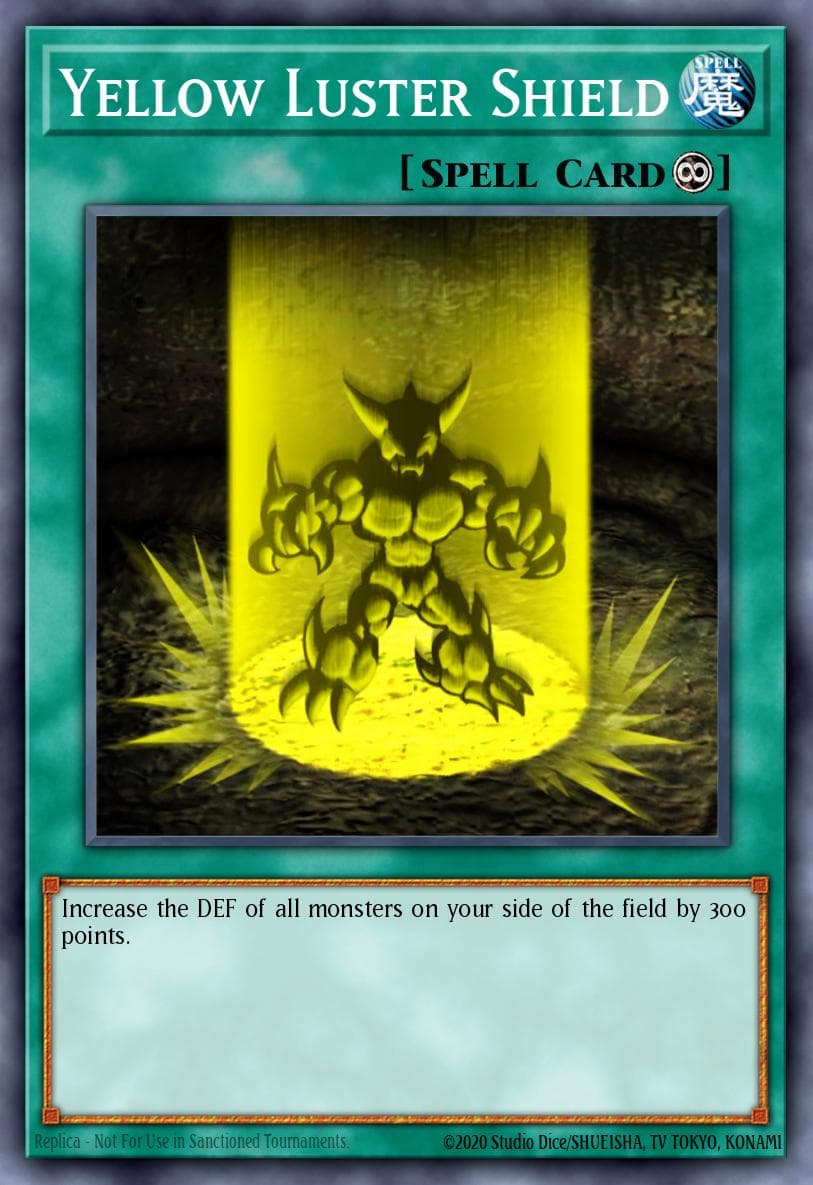 Yellow Luster Shield 2004 Yu-Gi-Oh!