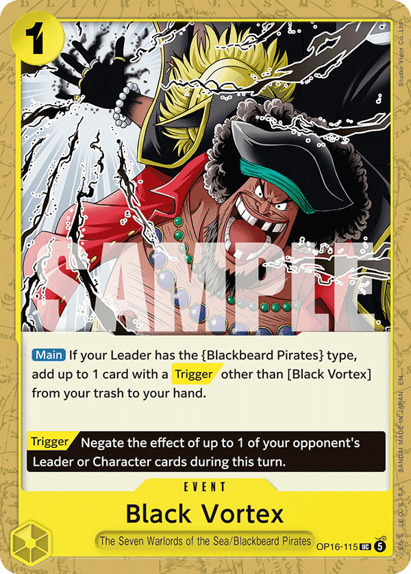 Black Vortex 2026 One Piece The Time of Battle