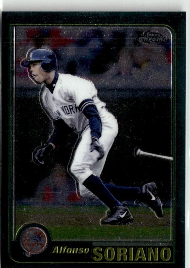 Alfonso Soriano 2001 topps Topps Chrome