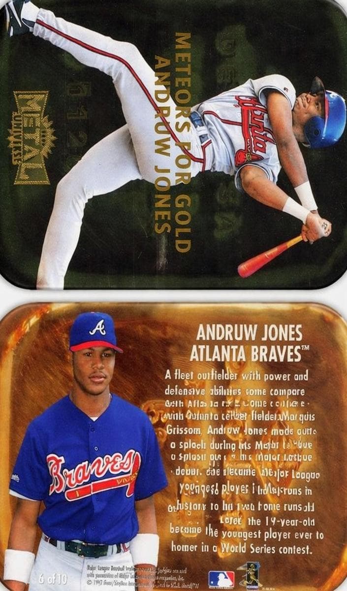 Andruw Jones 1997 fleer Fleer