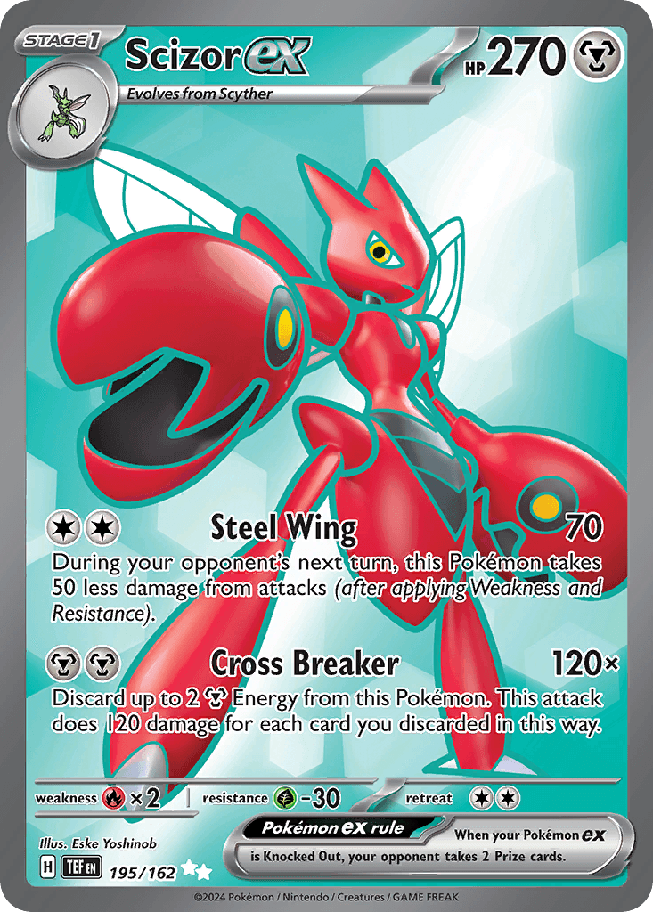 Scizor ex 2024 Pokemon