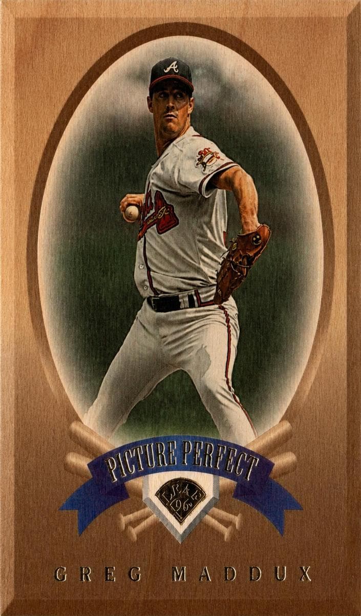 Greg Maddux 1996 leaf Leaf