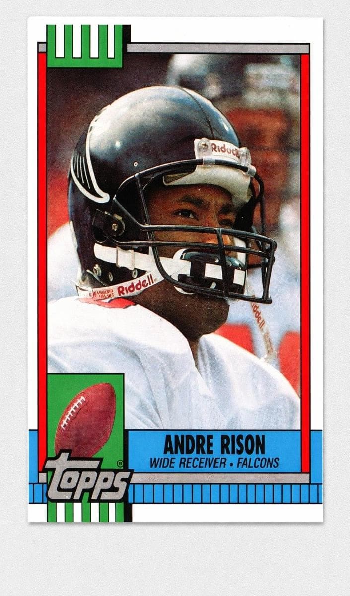 Andre Rison 1990 topps Topps Traded