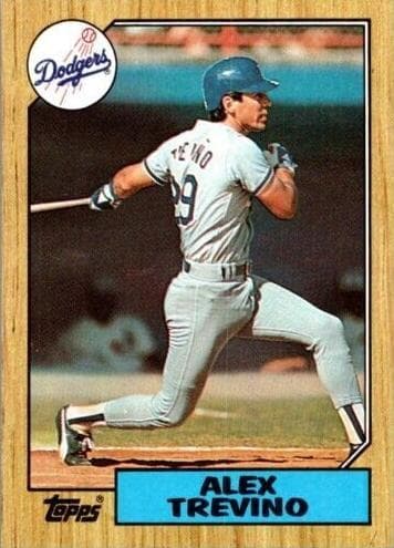 Alex Trevino trading card