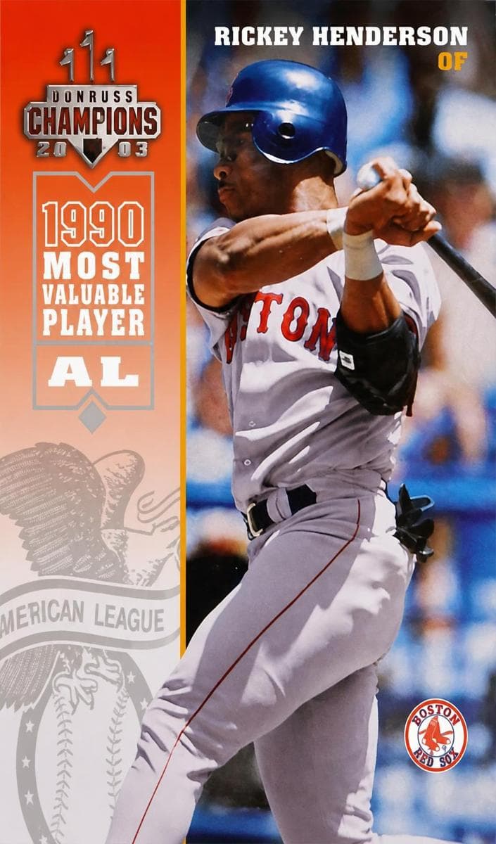 Rickey Henderson 2003 panini