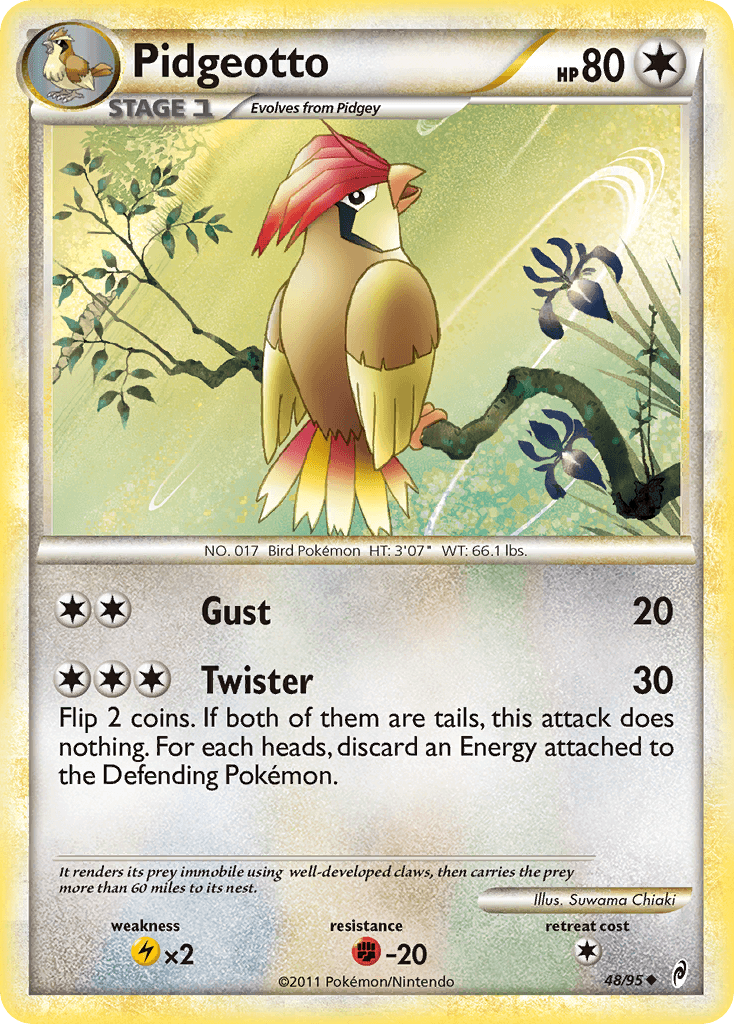 Pidgeotto 2011 Pokemon Call of Legends