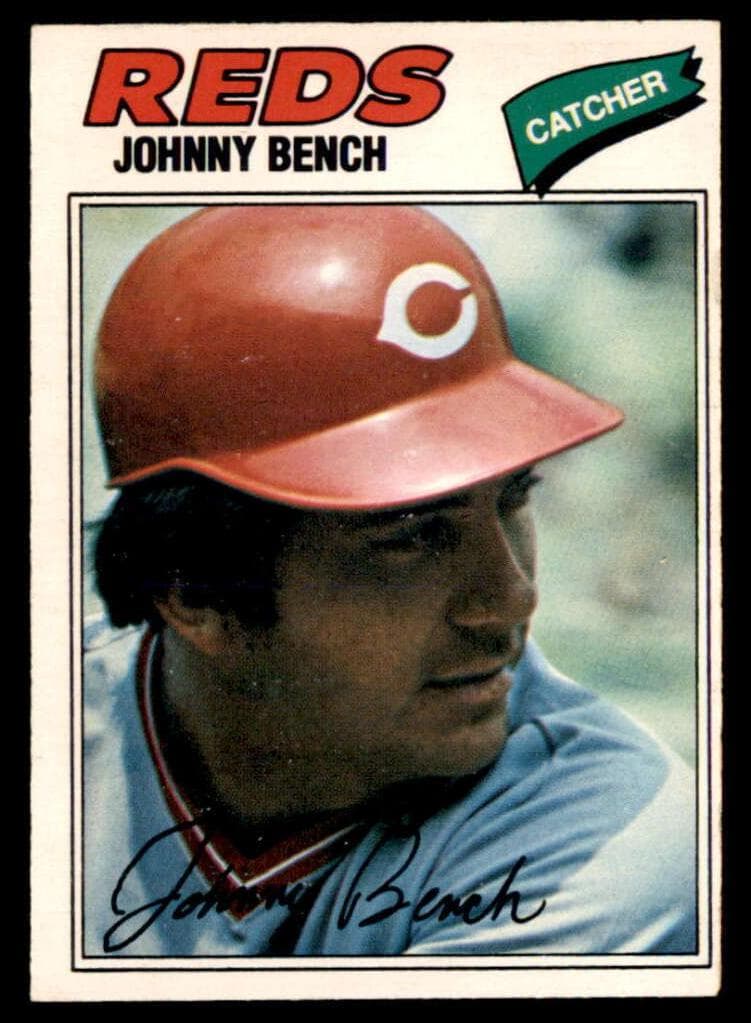 Johnny Bench 1977 topps O-Pee-Chee