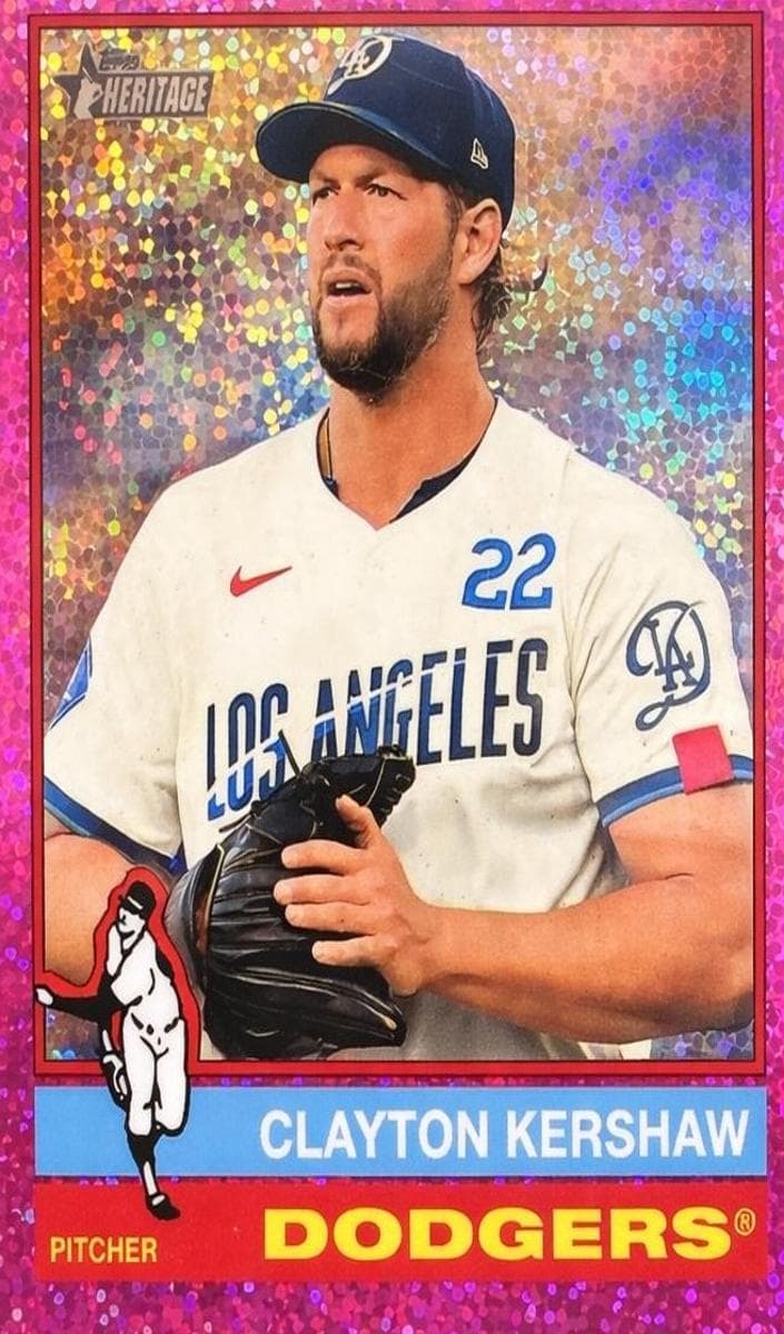 Clayton Kershaw 2025 topps Topps Heritage