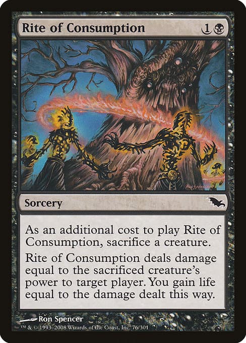 Rite of Consumption 2008 Magic: The Gathering