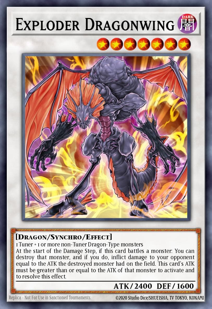 Exploder Dragonwing 2009 Yu-Gi-Oh! Japanese Raging Battle