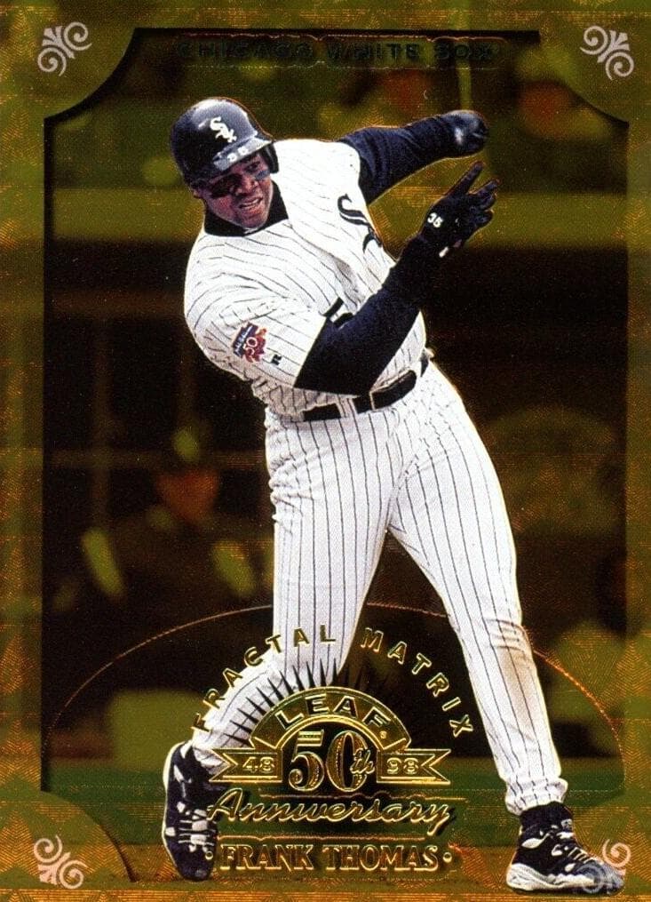 Frank Thomas 1997 leaf Leaf