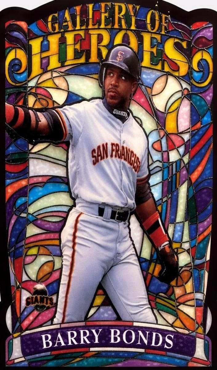 Barry Bonds 1998 topps Topps Gallery