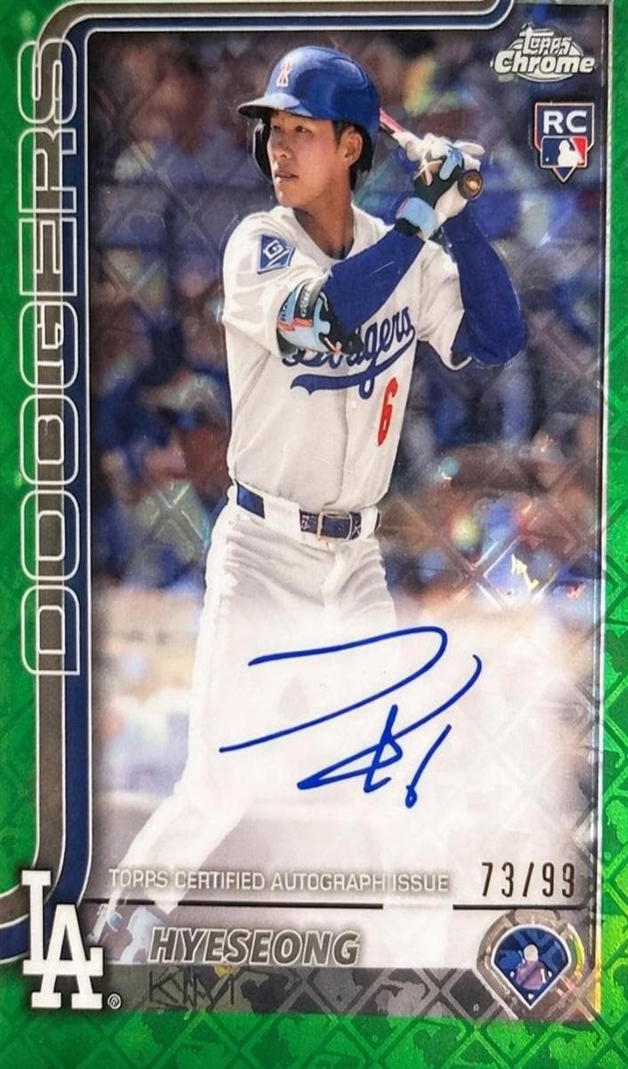 Hyeseong Kim 2025 topps Chrome