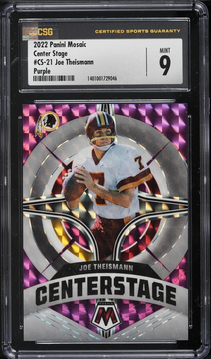 Joe Theismann 2022 panini Panini Mosaic