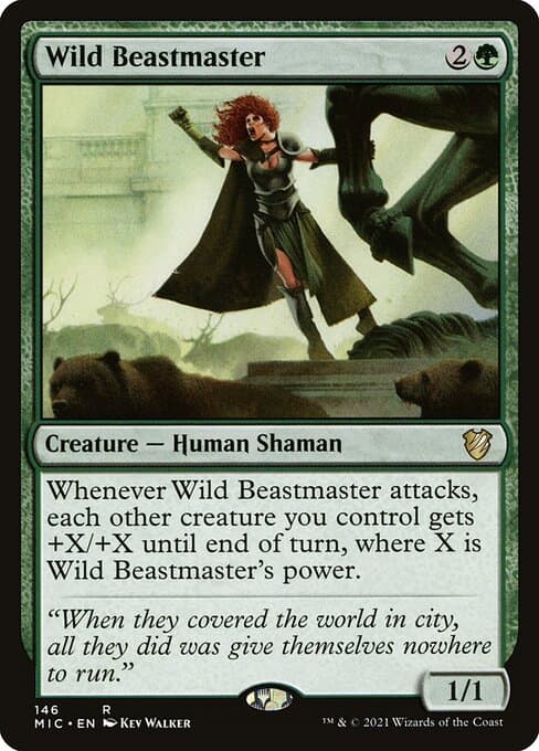 Wild Beastmaster 2012 Magic: The Gathering Return to Ravnica