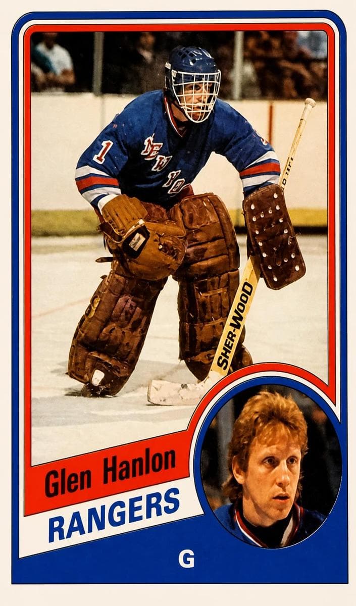 Glen Hanlon trading card