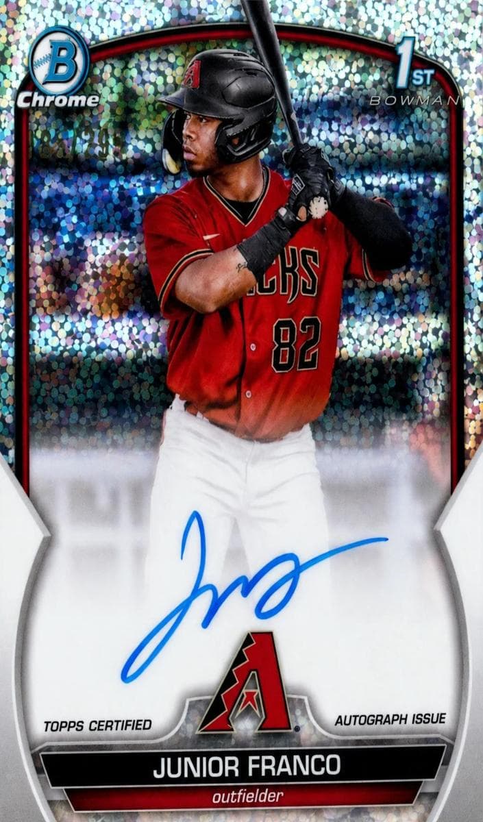 Junior Franco 2023 bowman Bowman Chrome