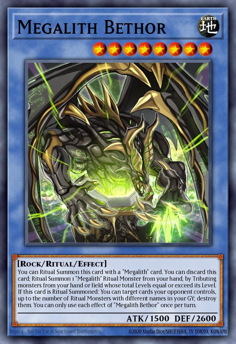 Megalith Bethor 2019 Yu-Gi-Oh! Japanese Ignition Assault