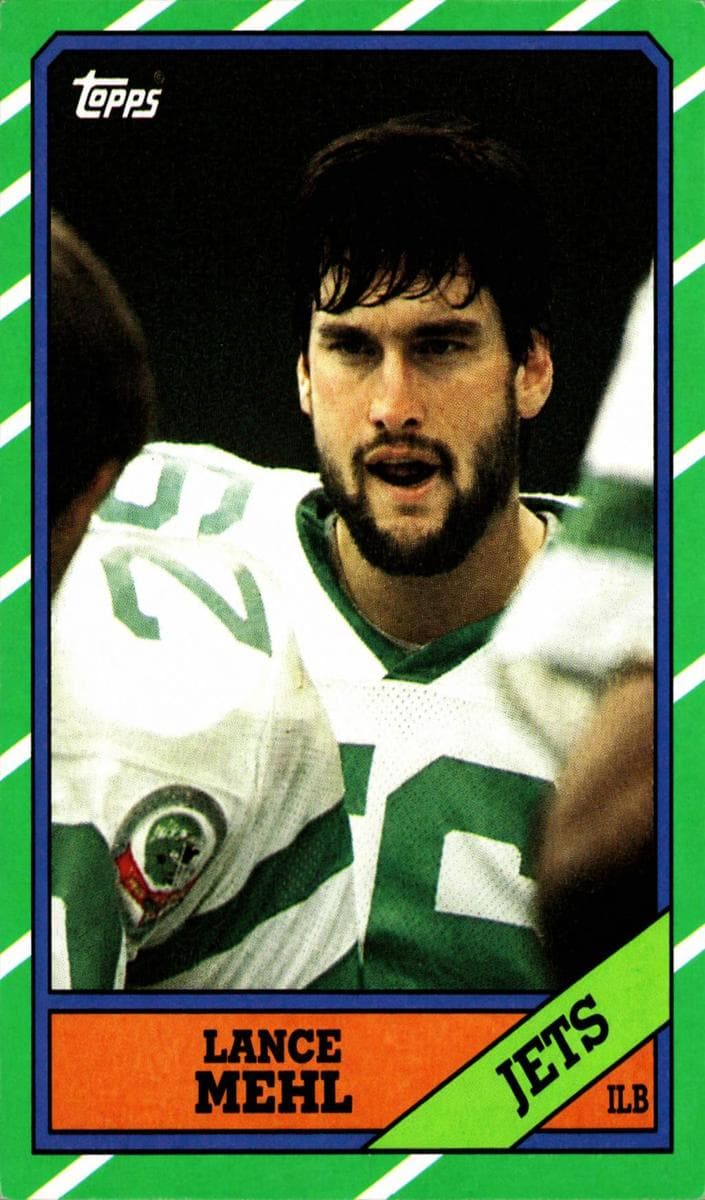 Lance Mehl trading card