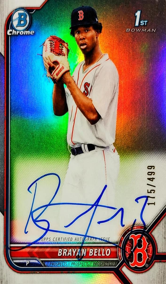 Brayan Bello 2022 bowman