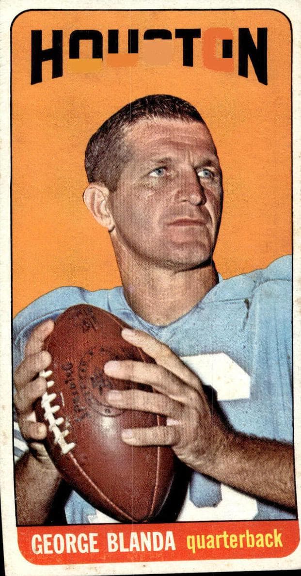 George Blanda 1965 topps Topps