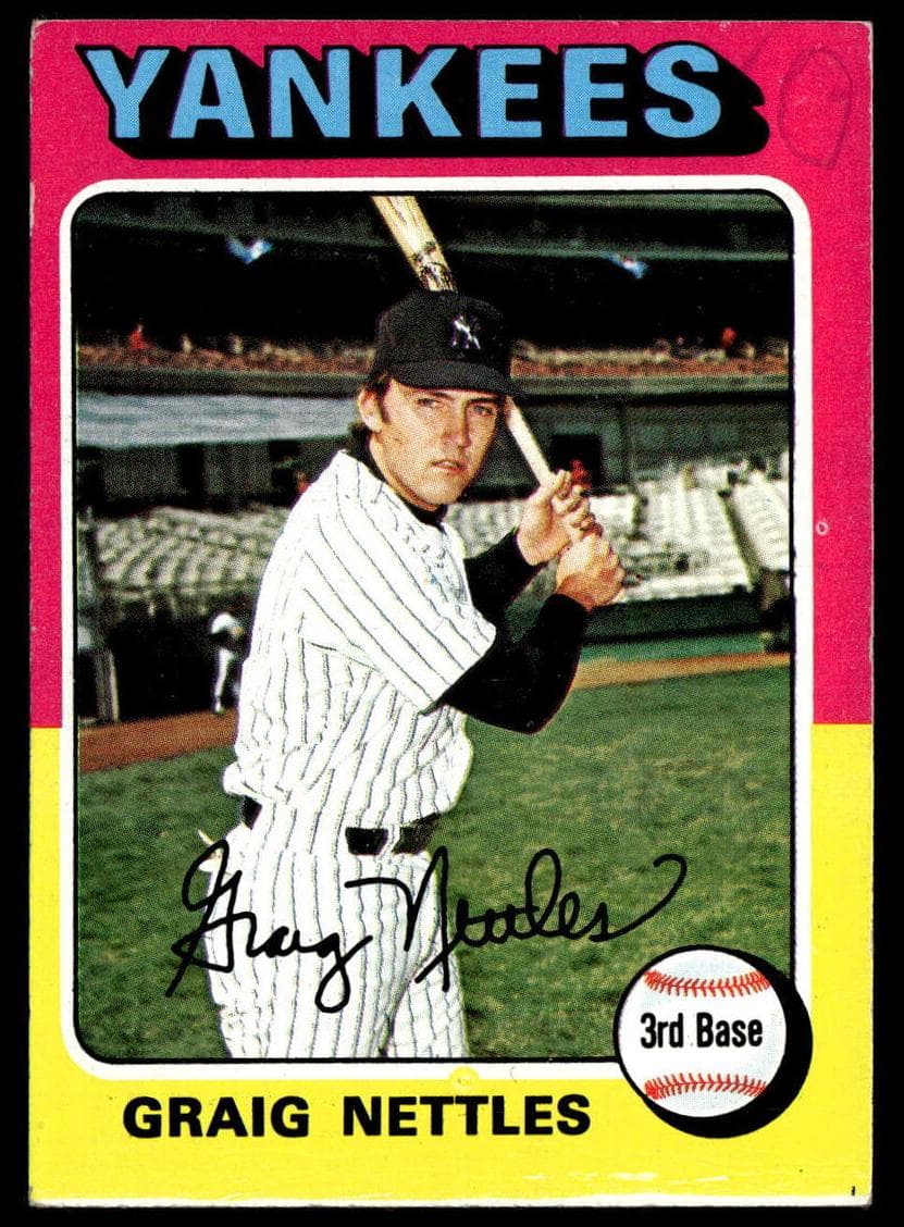 Graig Nettles 1975 topps Topps