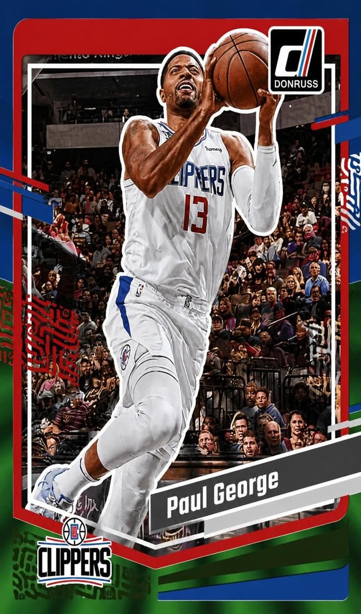 Paul George 2023 panini Donruss