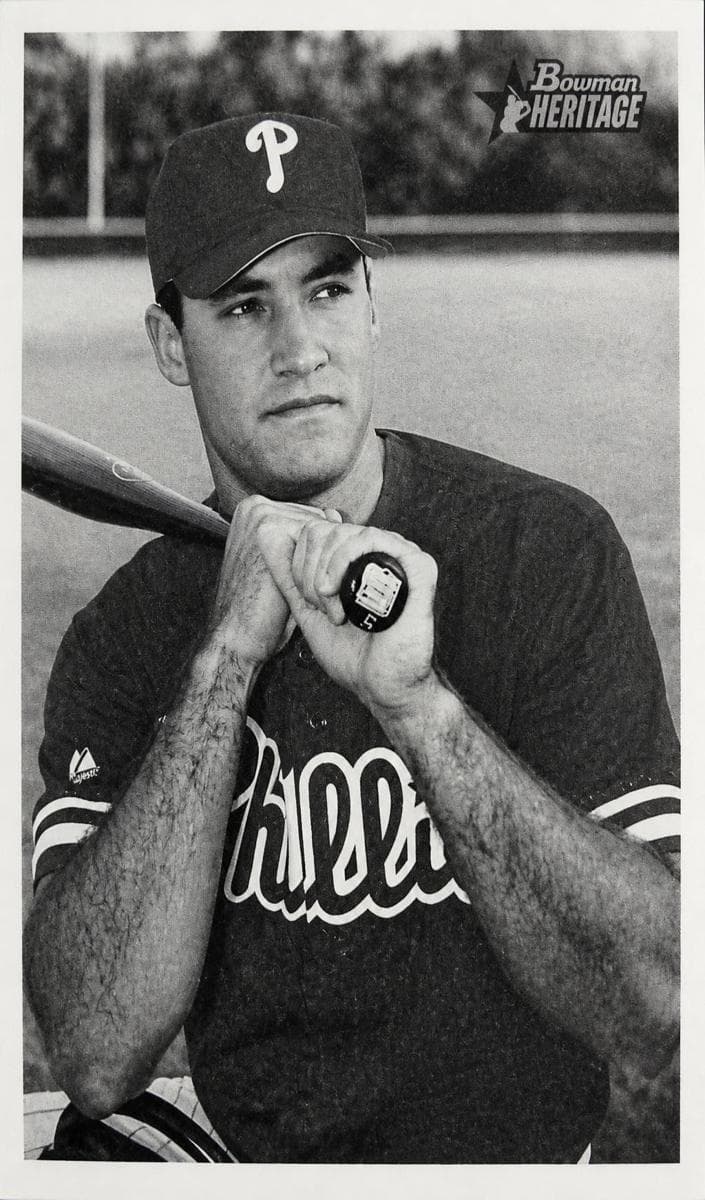 Pat Burrell 2001 bowman Bowman Heritage