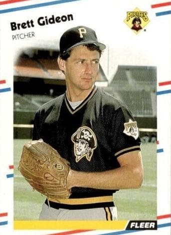 Brett Gideon 1988 fleer Fleer