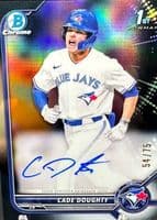 Cade Doughty trading card