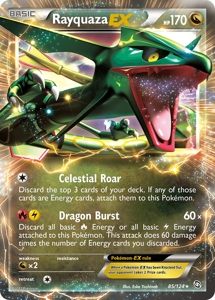 Rayquaza EX 2012 Pokemon