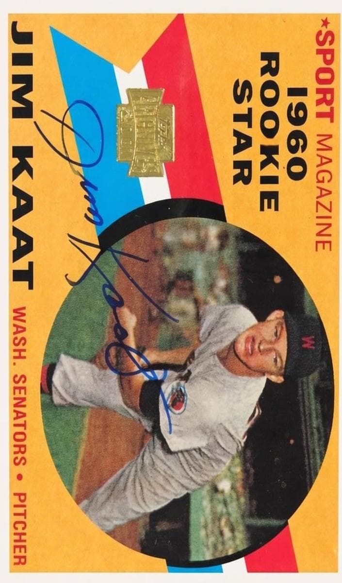 Jim Kaat 2001 topps