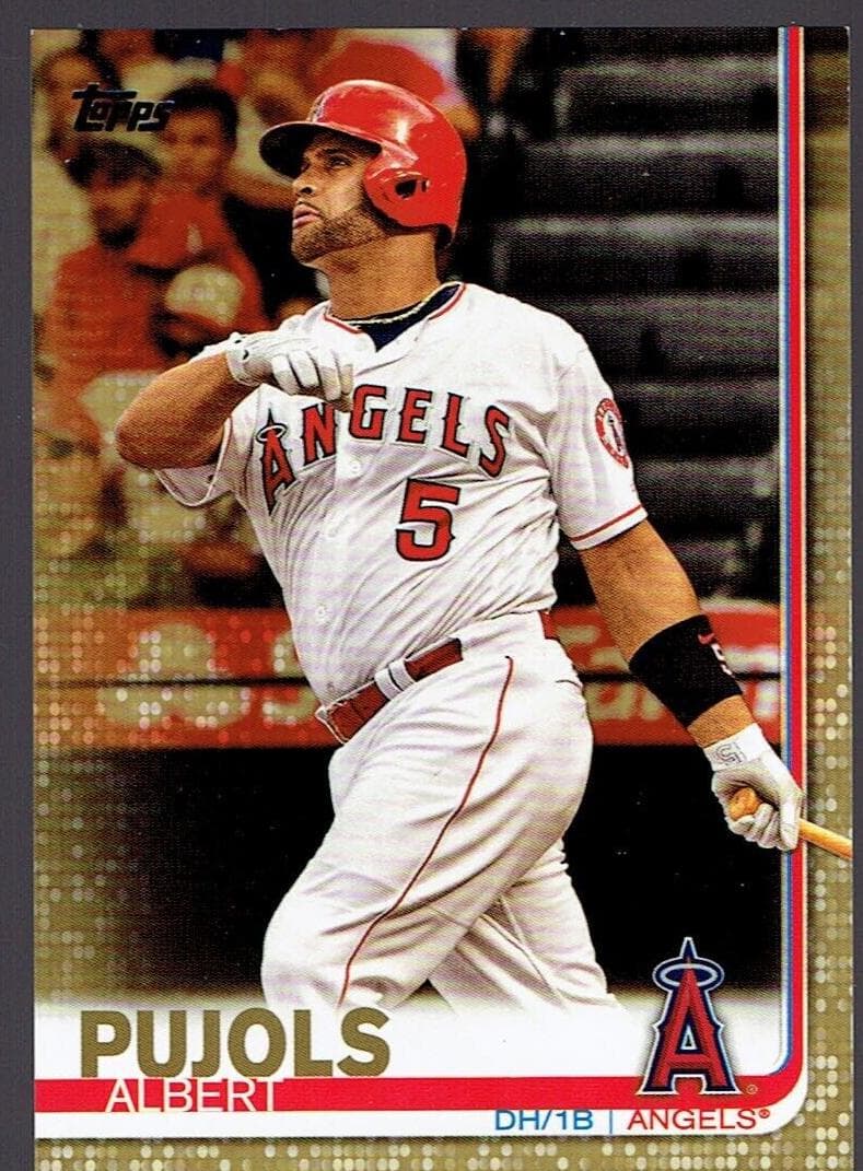 Albert Pujols 2019 topps Topps Chrome Sapphire Edition