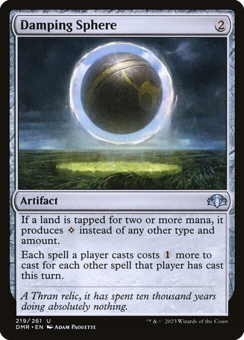 Damping Sphere 2023 Magic: The Gathering Dominaria Remastered