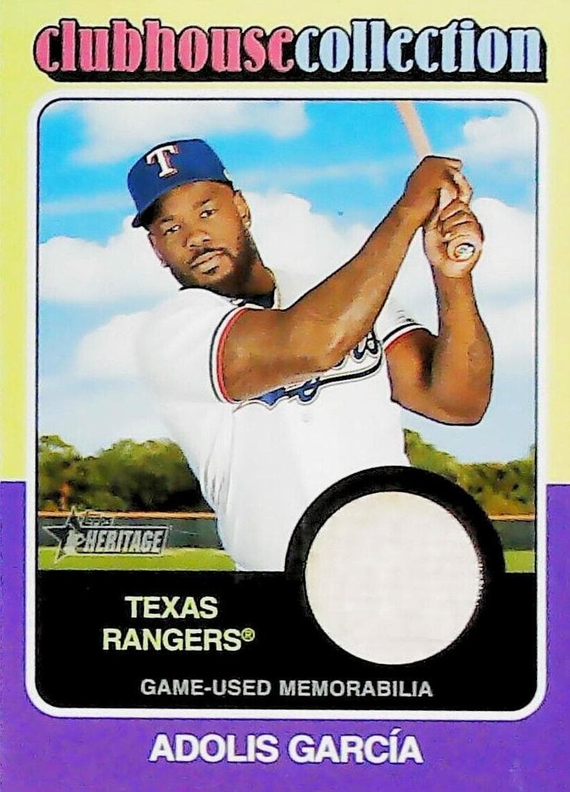 Adolis García 2024 topps Topps Heritage