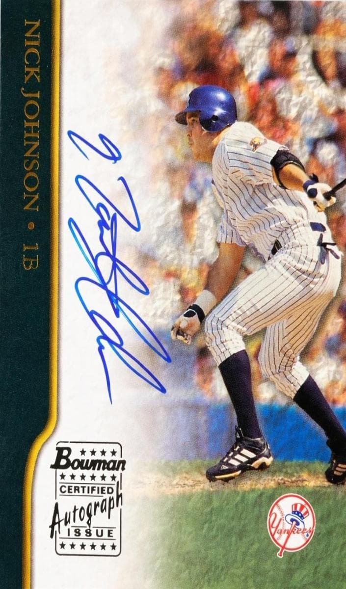 Nick Johnson 2002 bowman Bowman