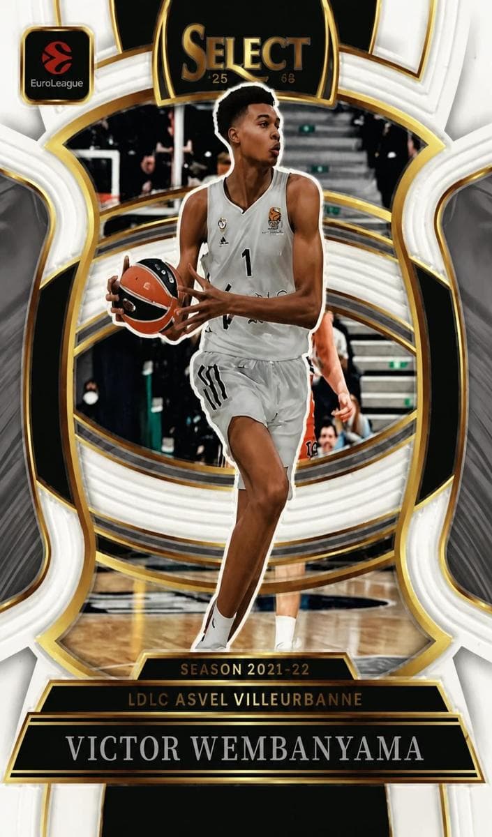 Victor Wembanyama 2025 panini Select Euroleague