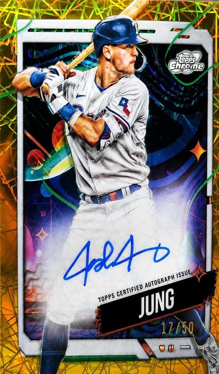 Josh Jung 2024 topps Topps Cosmic Chrome