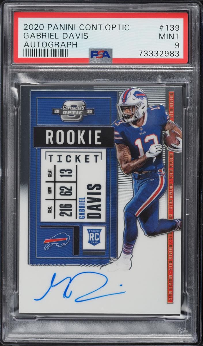 Gabriel Davis 2020 panini Panini Contenders Optic