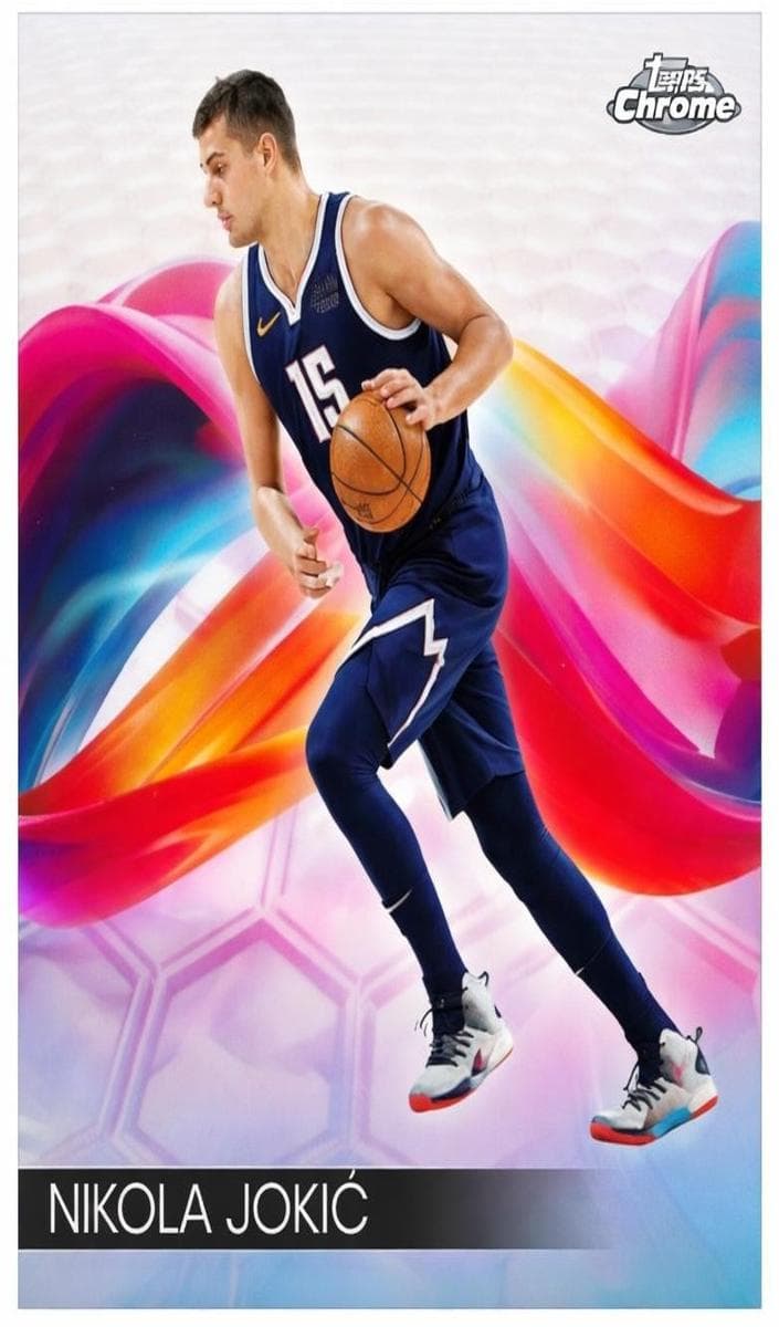 Nikola Jokić 2023 topps Topps Chrome