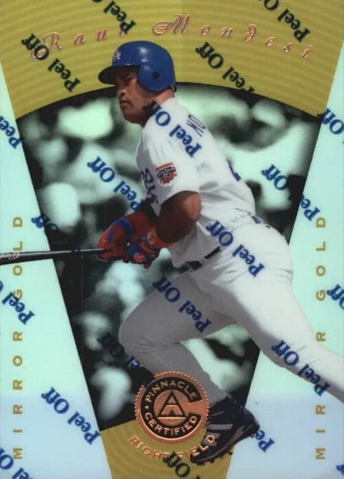 Raul Mondesi 1997 panini Pinnacle Totally Certified