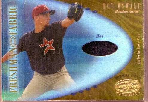 Roy Oswalt 2001 leaf Leaf Certified Materials