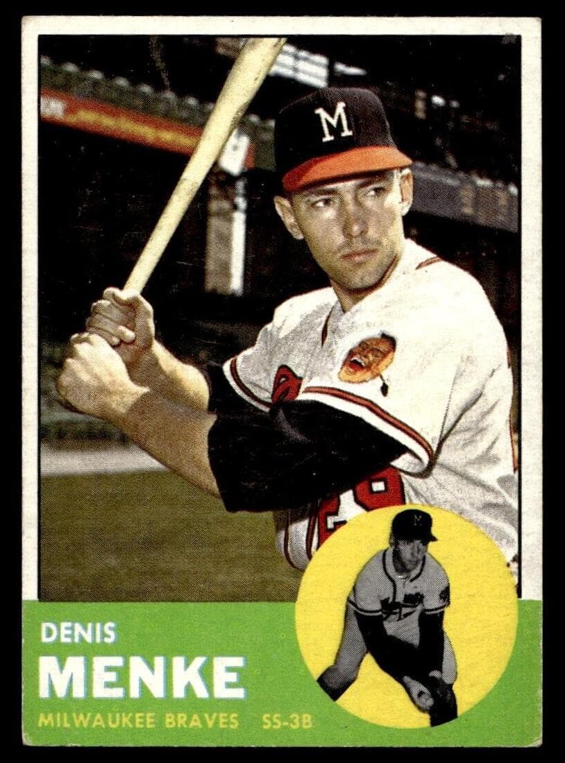 Denis Menke 1963 topps Topps
