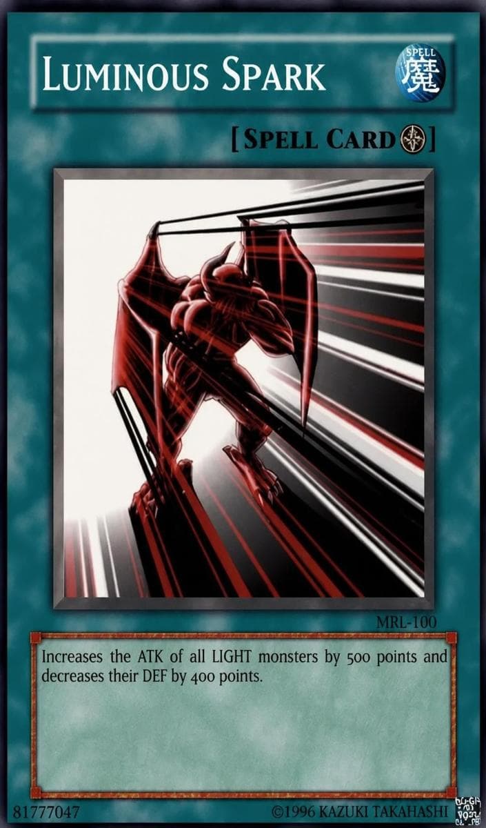 Luminous Spark 2002 Yu-Gi-Oh! Magic Ruler