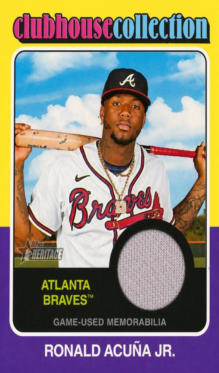 Ronald Acuña Jr. 2024 topps Topps Heritage