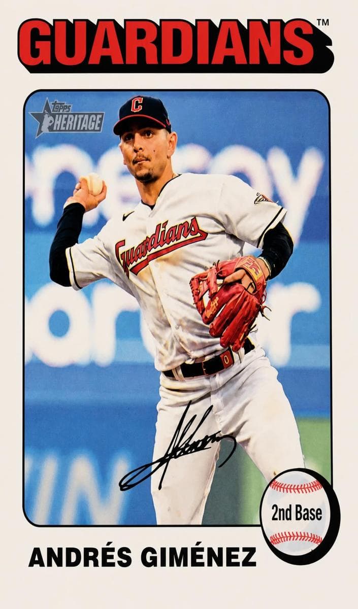 Andrés Giménez 2024 topps Topps Heritage
