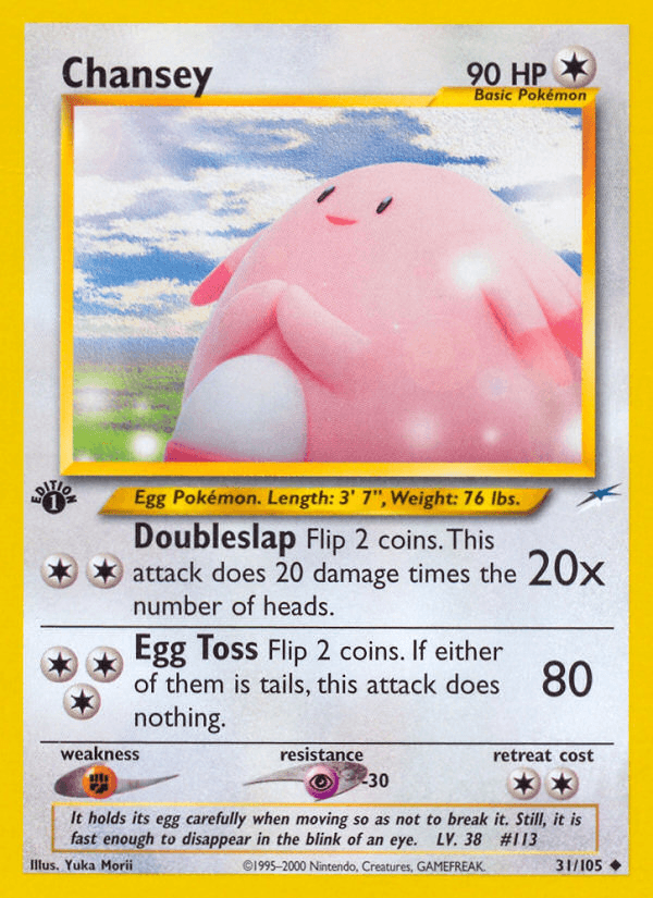 Chansey 2002 Pokemon Neo Destiny
