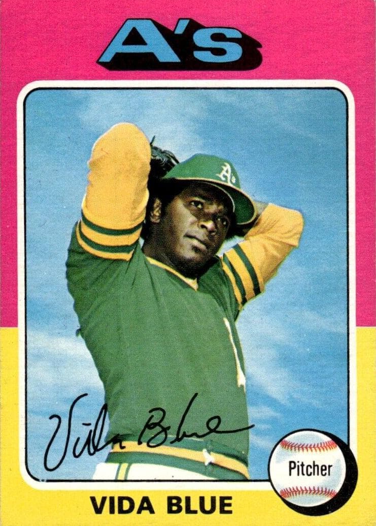 Vida Blue 1975 topps
